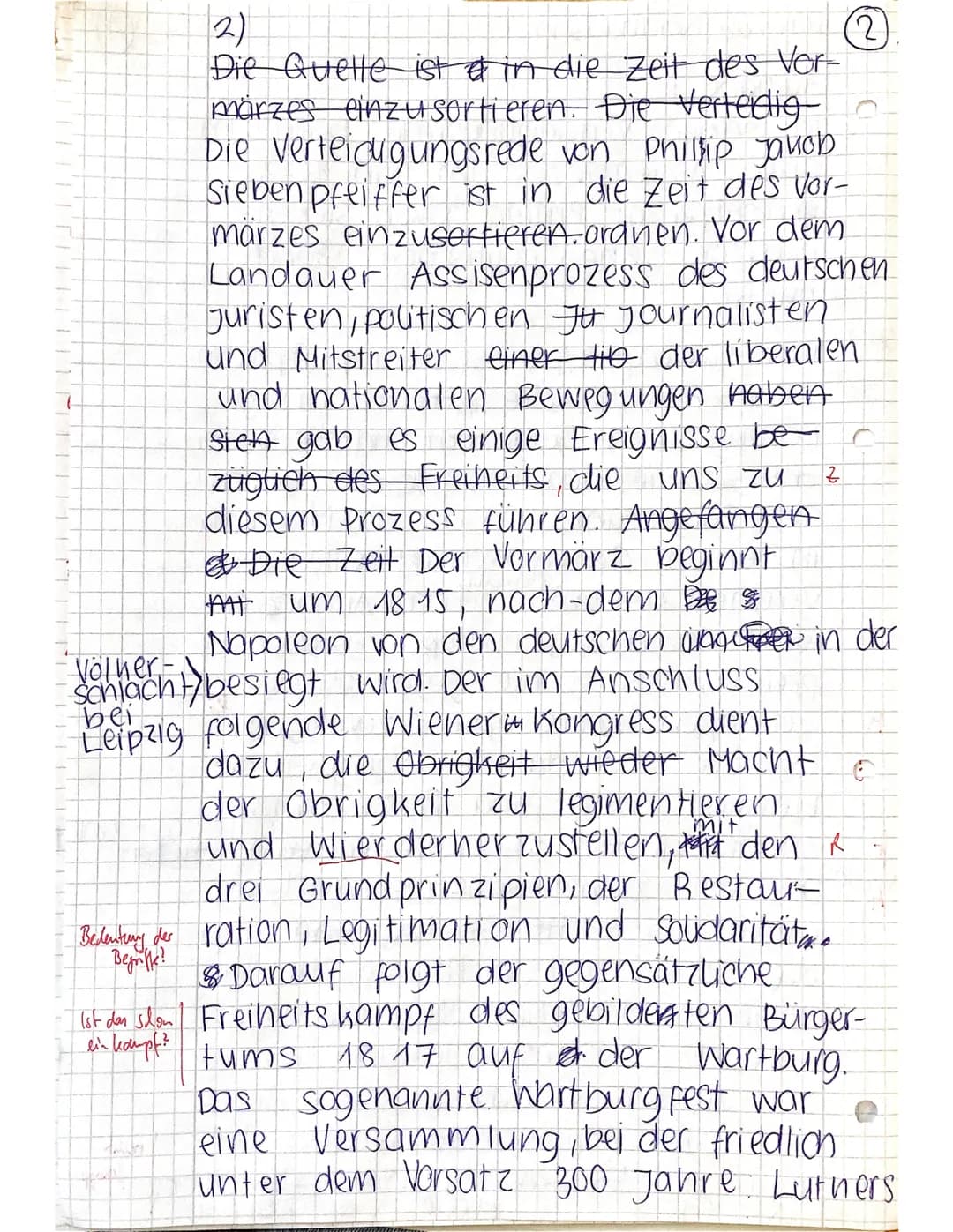 Vormärz
1815 Wiener Kongress
Gründung deutscher
Burschenschaften
Entstehung
"Deutscher Bund"
1817 Wart burg fest
1819 Karlsbader beschlüsse
