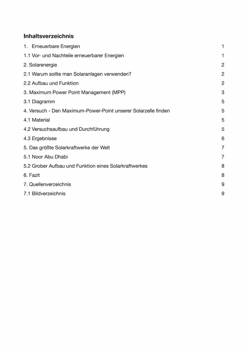 TWG
Facharbeit
Maximum-Power-Point Management (MPP) - Wie
bekommt man die größte Leistung aus einer Solarzelle?
Verfasser:
Stephanie Mandern