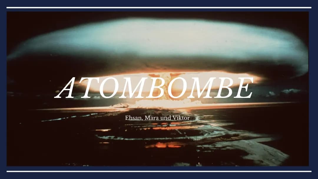 Atombombe 