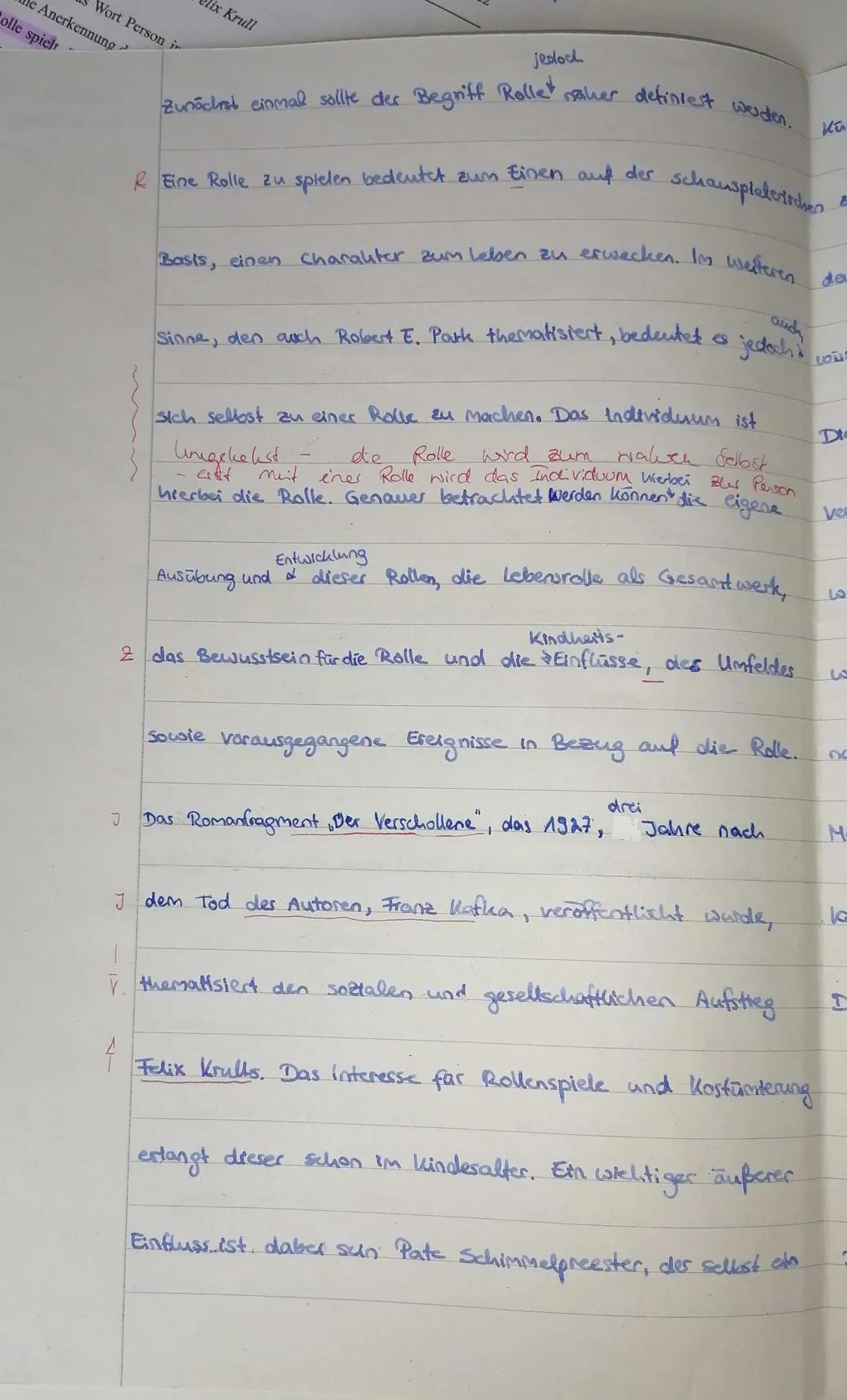 LK Deutsch (KS 2), 1. Klausur
Werkvergleich
Thema
Franz Kafka (1883-1924): Der Verschollene
Thomas Mann (1875-1955): Bekenntnisse des Hochst