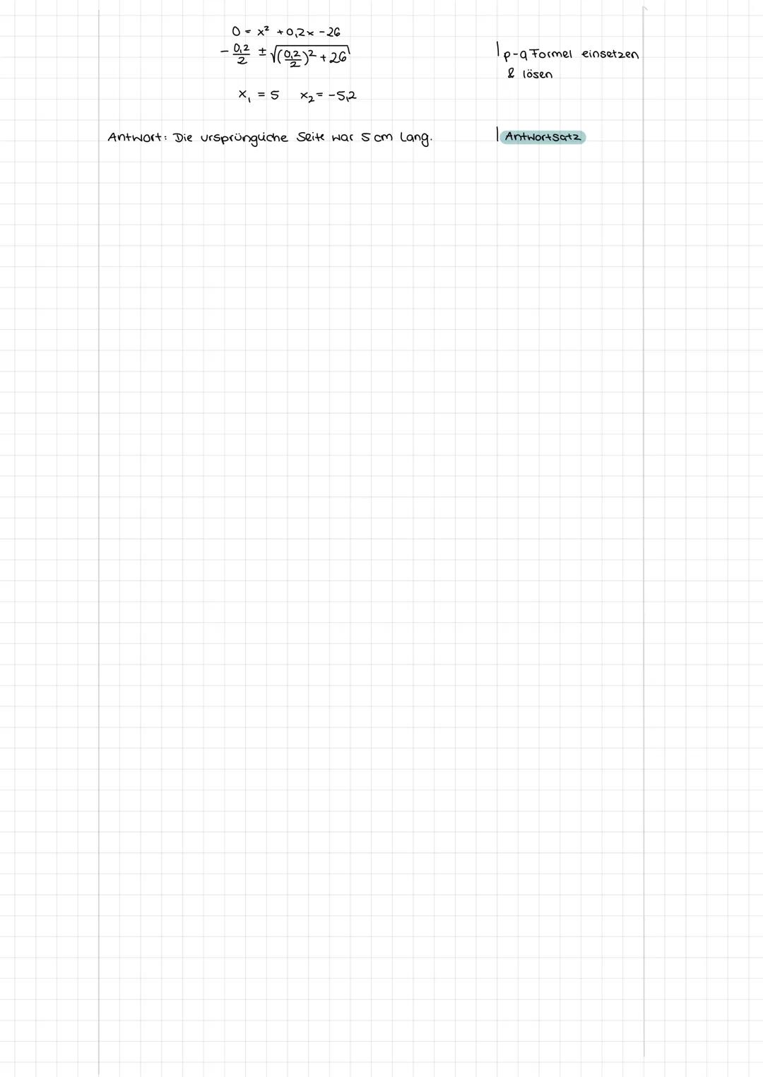 # Quadratische Funktionen

f(x)=y=ax² bx + c
a ≠ 0 | a,b,c ∈ R

ax - Quadratisches Glied
bx - Lineares Glied
c - absolutes Glied

1. f(x)=y=