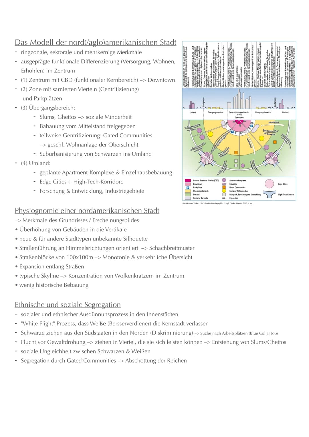 Klausur Nr. 4
STADTENTWICKLUNG IN NORDAMERIKA
Die Siedlungsgeschichte Nordamerikas
• Im Vergleich zu europäischen Städten relativ jung (1492