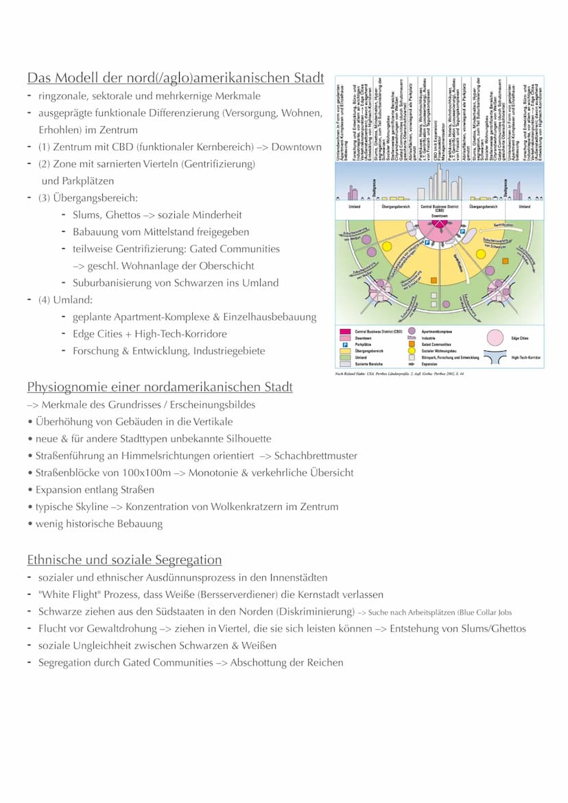 Klausur Nr. 4
STADTENTWICKLUNG IN NORDAMERIKA
Die Siedlungsgeschichte Nordamerikas
• Im Vergleich zu europäischen Städten relativ jung (1492