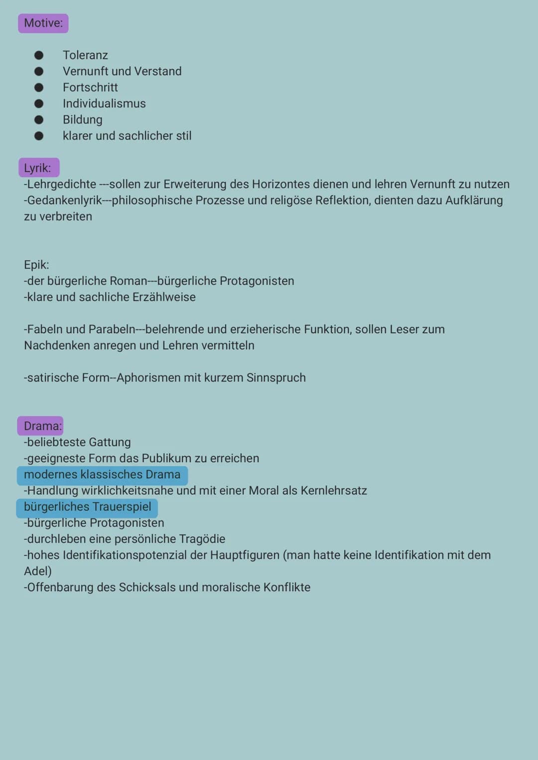 Die Epoche der Aufklärung
Zeitspanne: 1720-1800
Autoren: Lessing, Kant, Leibniz
Historischer Hintergrund:
-Frz. Revolution
-kein einheitlich