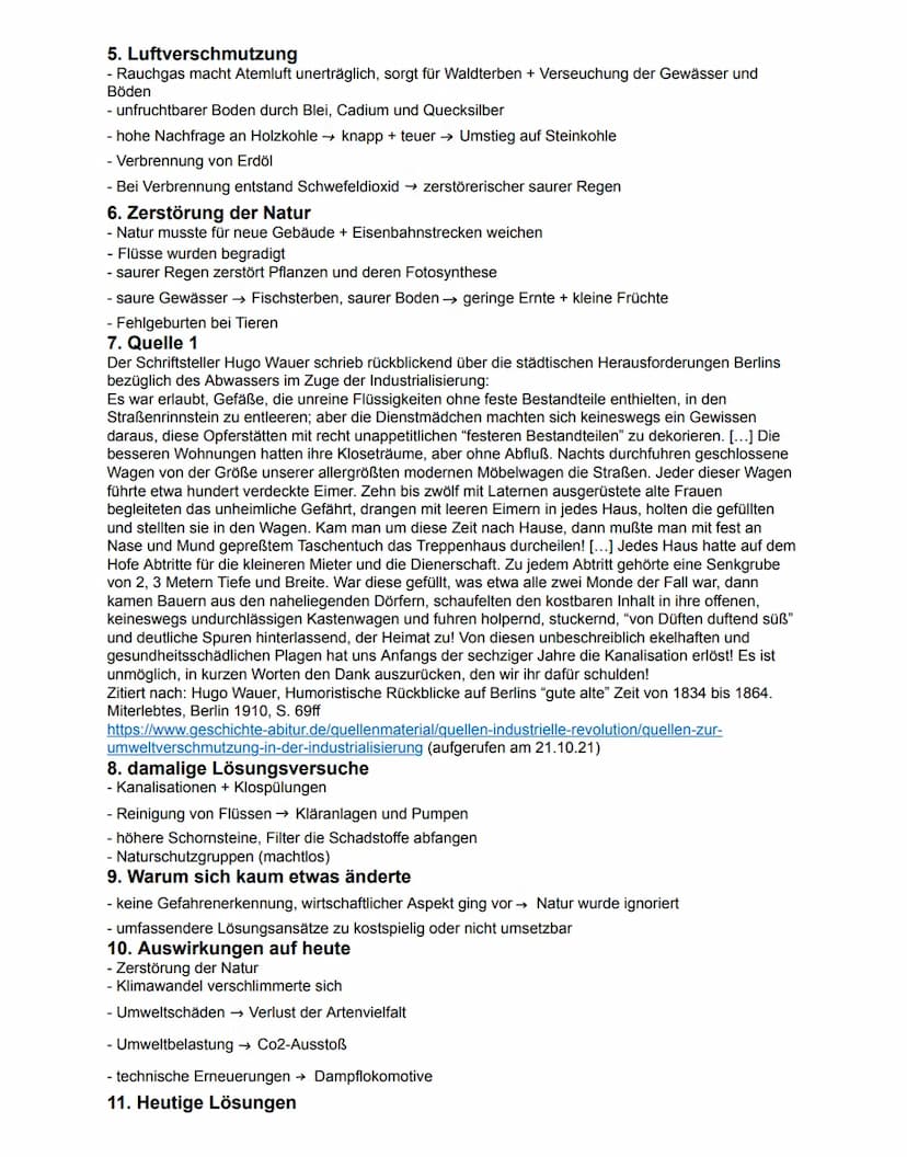 Schuljahr 2021/2022
Datum:
Unterrichtseinheit: Industrialisierung
Fachlehrerin:
Referentin:
Referatsthema: Umweltbelastungen infolge der Ind
