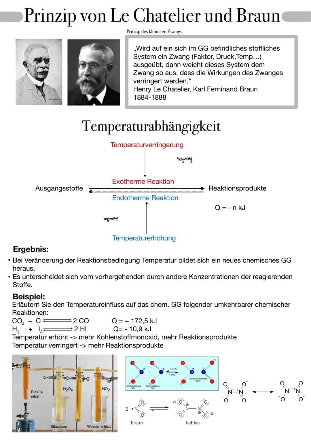  Chemisches Gleichgewicht
Stoffumsatz Chemische Reaktionen, die so lange ablaufen, bis mindestens einer der AS
verbraucht ist, nennt man Rea