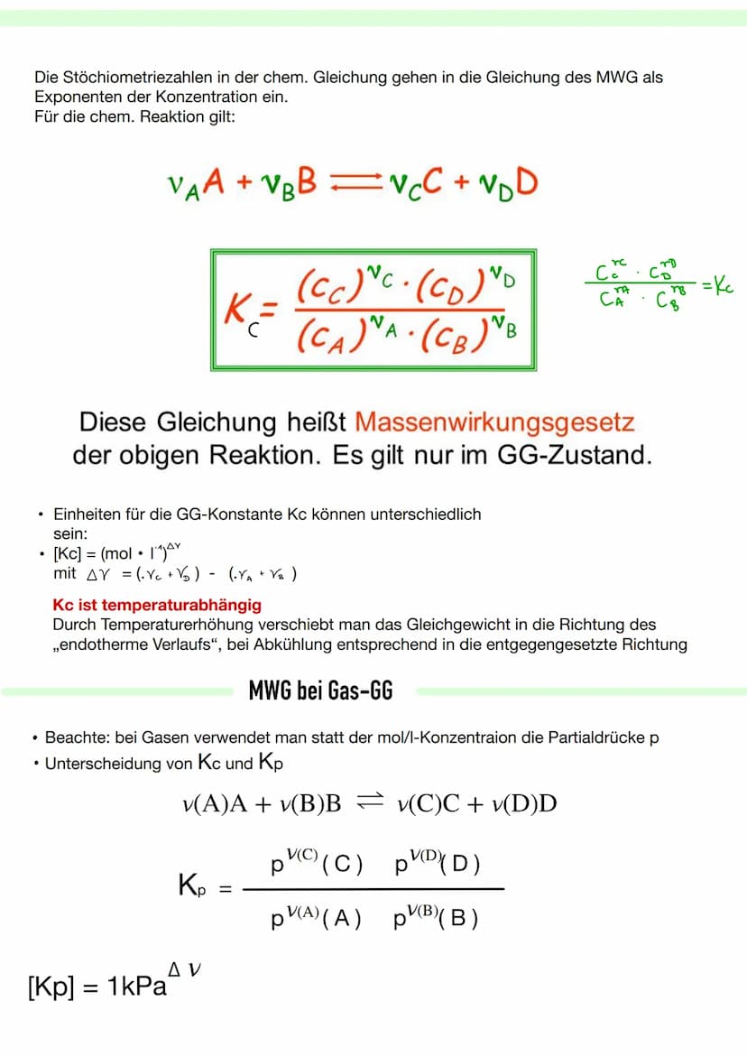  Chemisches Gleichgewicht
Stoffumsatz Chemische Reaktionen, die so lange ablaufen, bis mindestens einer der AS
verbraucht ist, nennt man Rea