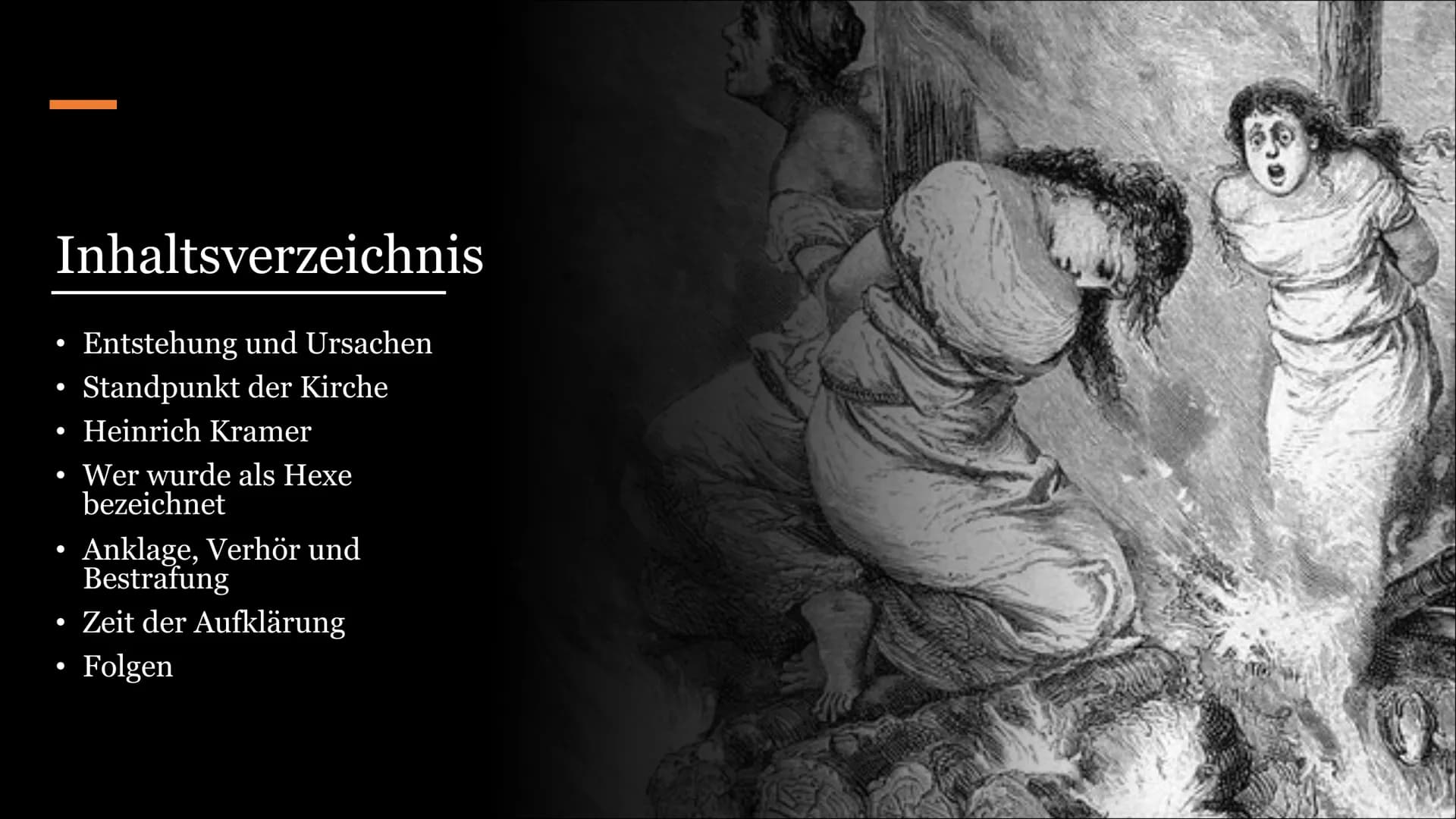 Hexenverfolgung
im Mittelalter
Lilly Schäfer, Annica Schuster Inhaltsverzeichnis
• Entstehung und Ursachen
●
Standpunkt der Kirche
Heinrich 