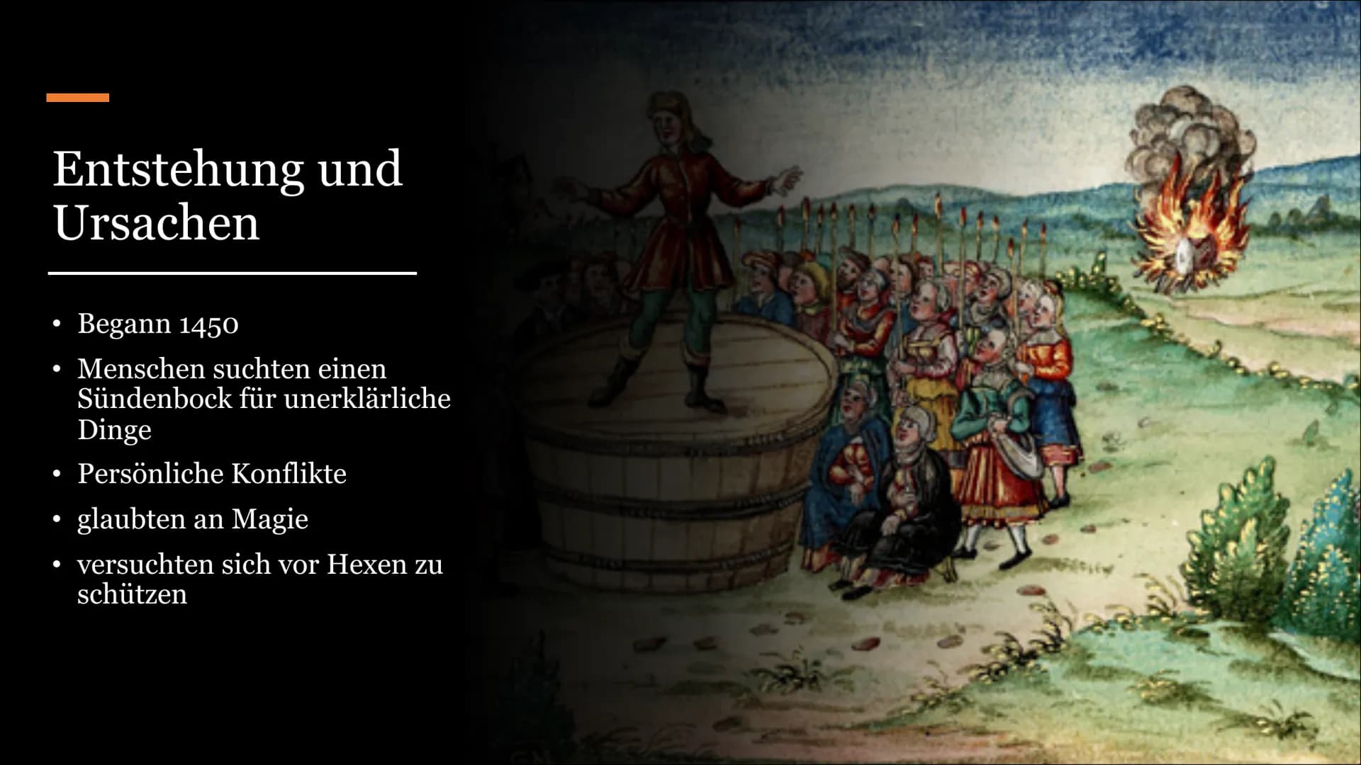 Hexenverfolgung
im Mittelalter
Lilly Schäfer, Annica Schuster Inhaltsverzeichnis
• Entstehung und Ursachen
●
Standpunkt der Kirche
Heinrich 