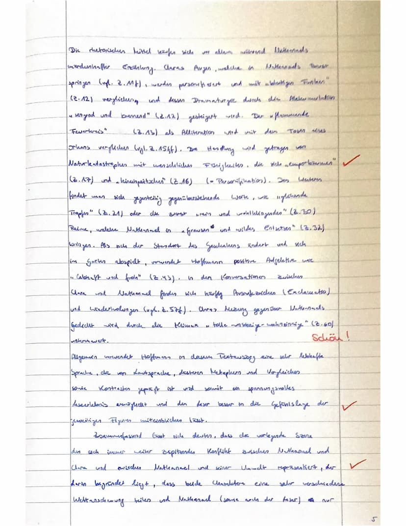 Q2 GK2 Guß
Name: Miriam Kremer
Klausur Nr. 2
Deutsch, Grundkurs
Thema: „Strukturell unterschiedliche Erzähltexte aus unterschiedlichen histo