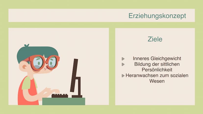 Maria
Montessori
Montessoripädagogik
GRE
EN Inhalt
01 Biografie
Wie sah Maria Montessori's Leben aus?
02 Kerngedanke
Ziele des Erziehungskon