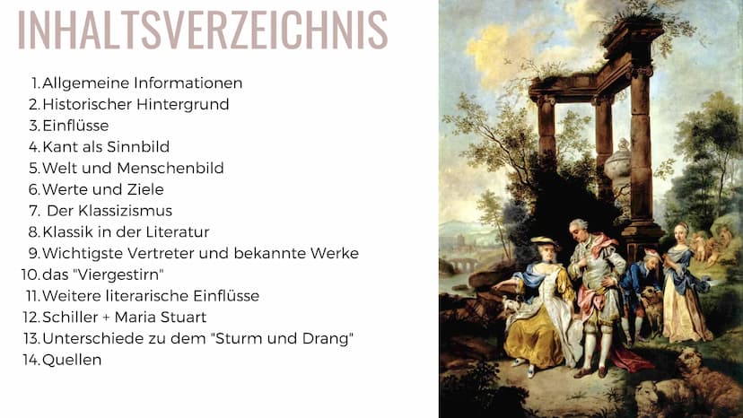 DIE WEIMARER
KLASSIK
Deutsch GK
Aljona Marsov | Januar 2023 INHALTSVERZEICHNIS
1. Allgemeine Informationen
2. Historischer Hintergrund
3. Ei