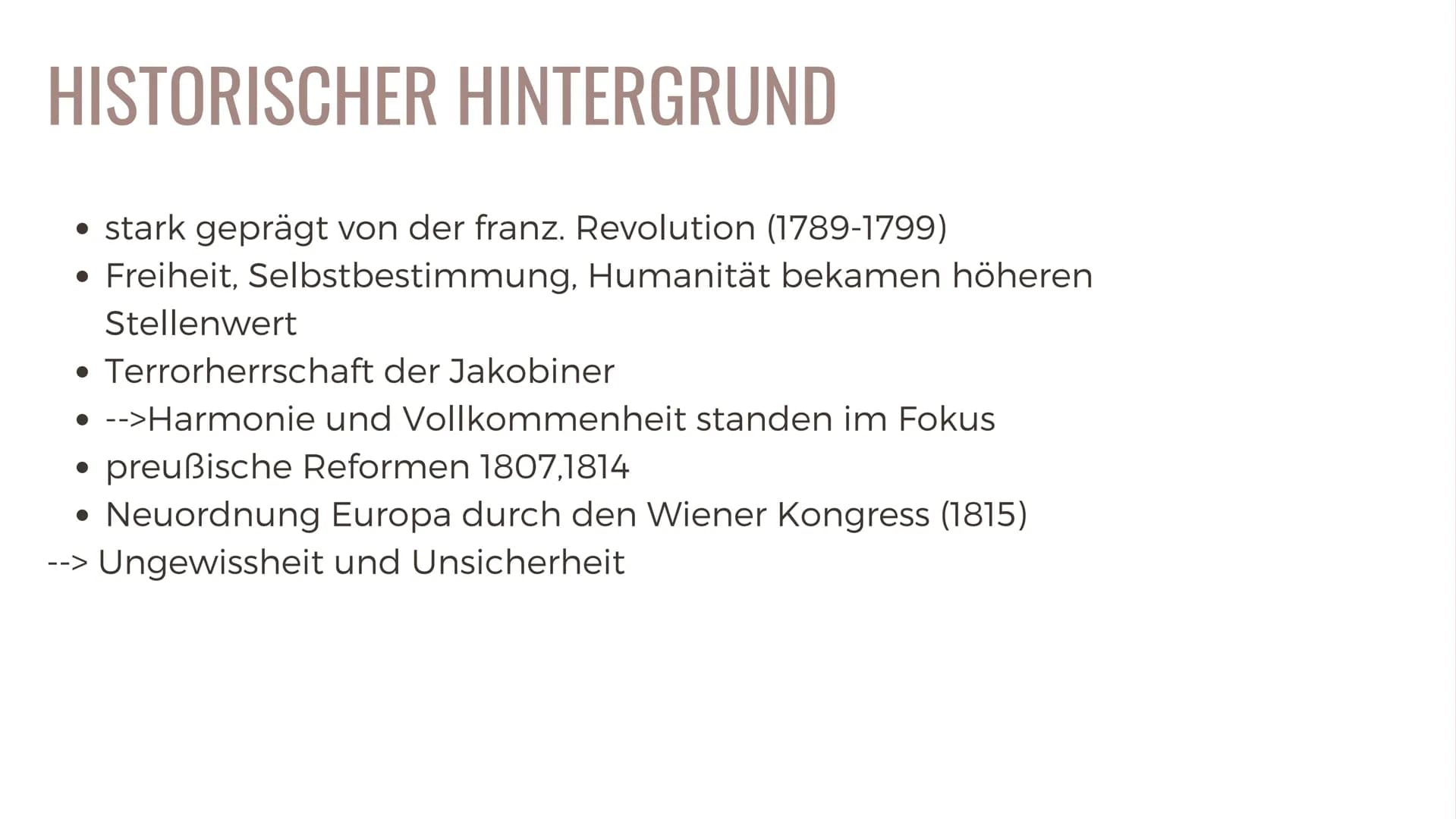 DIE WEIMARER
KLASSIK
Deutsch GK
Aljona Marsov | Januar 2023 INHALTSVERZEICHNIS
1. Allgemeine Informationen
2. Historischer Hintergrund
3. Ei