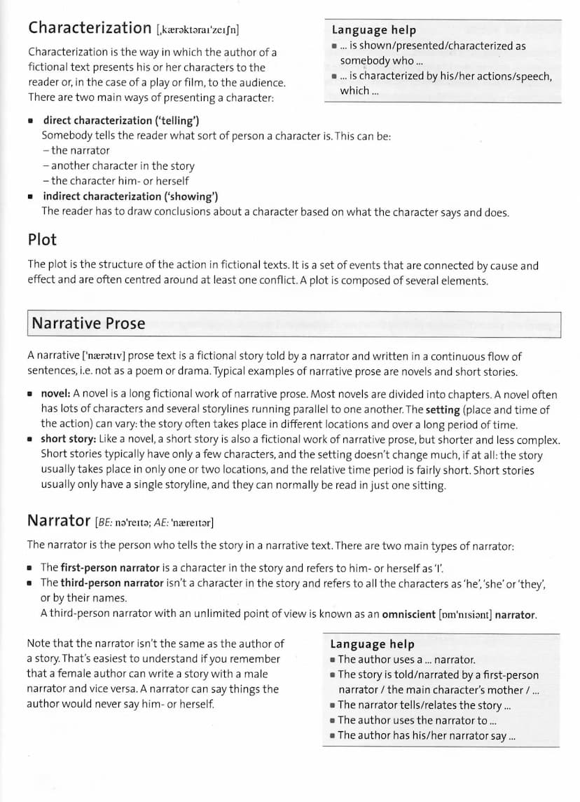 >>> 106 Skills
Understanding fictional texts
A fictional text is a literary work whose content is based on the imagination of
the author and