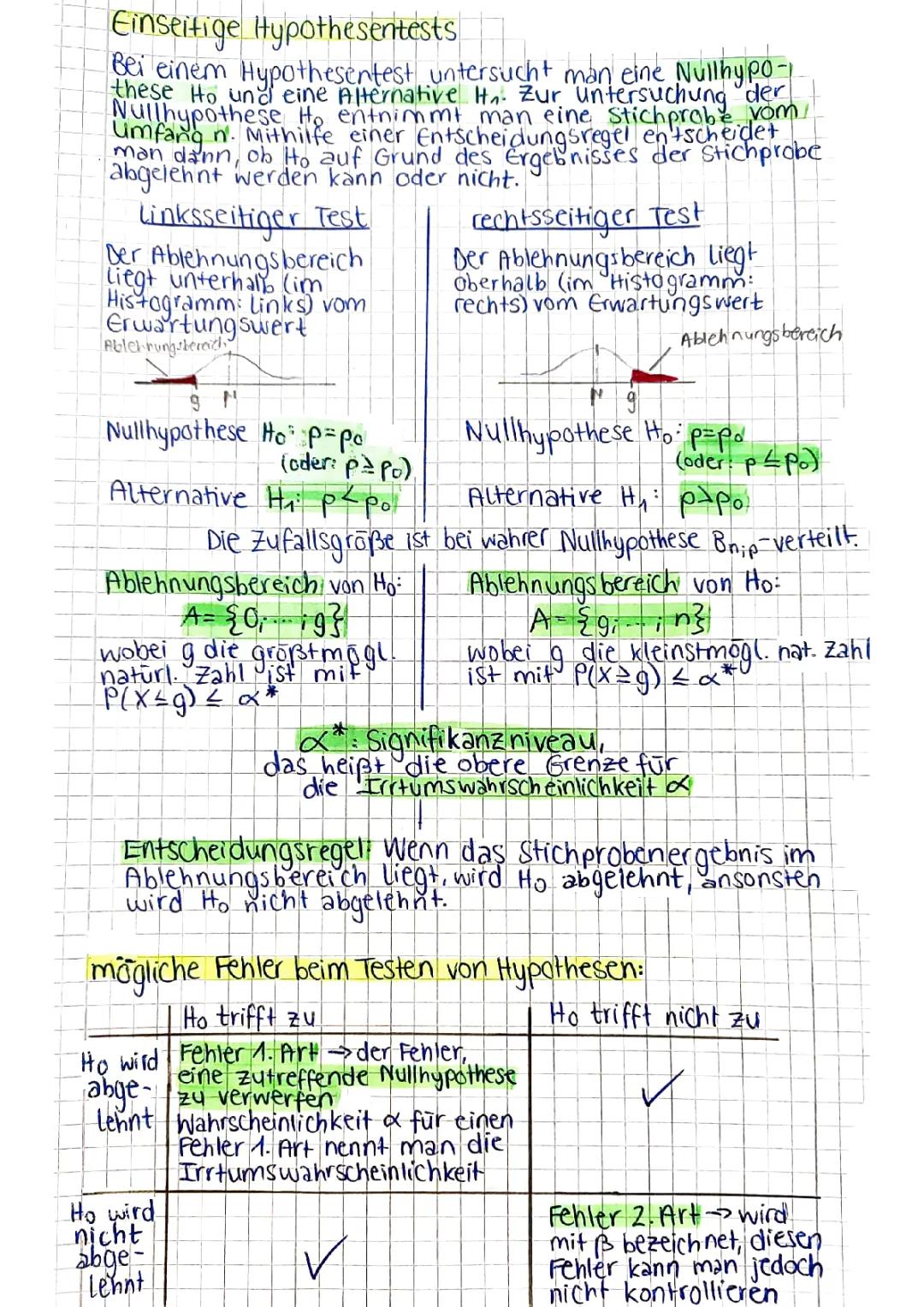 Hypothesentest Aufgaben mit Lösungen – Einseitig, Zweiseitig & Co.