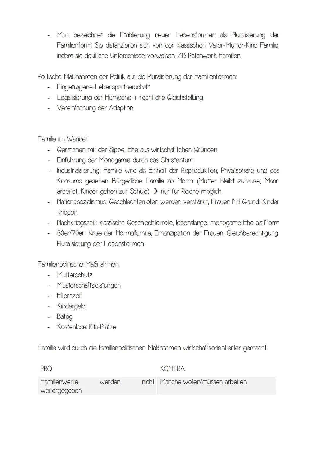 Powi Checkliste:
Soziologische Grundbegriffe
Leben in einer sich wandelnden Gesellschaft Beispiel für Wandel: Familie
● Sozialisation und Id