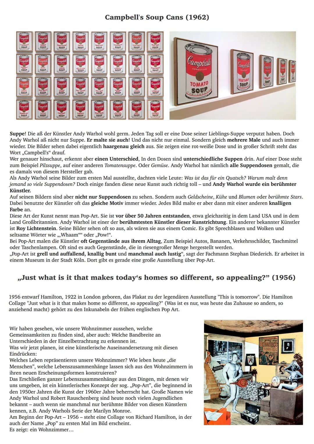 Allgemeines:
●
●
●
.
●
Kernideen:
internationale Kunstbewegung
Entwicklung in der Nachkriegszeit 1950er und 1960er Jahre
●
geprägt durch Int