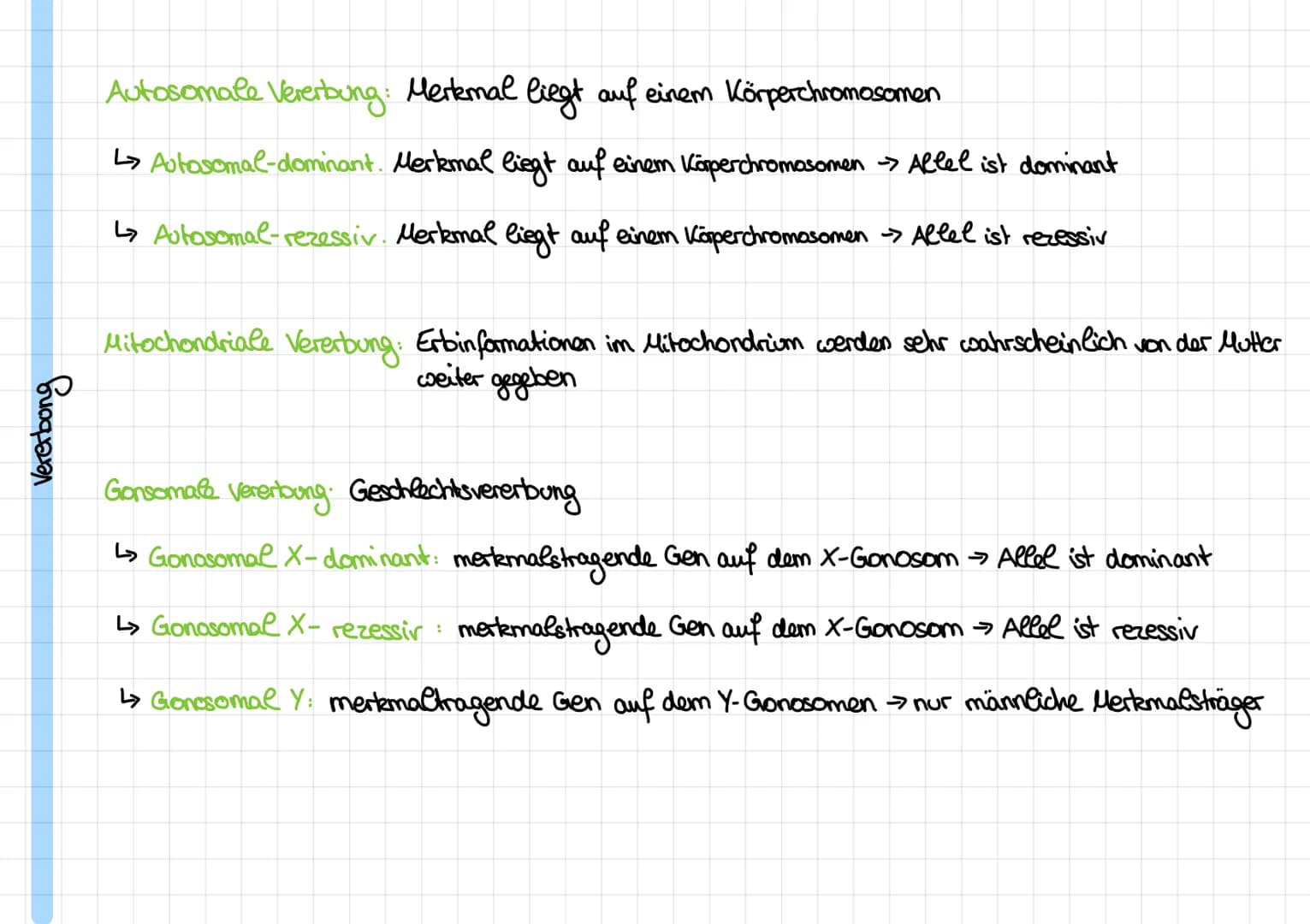 Molekulargenetik
Genetik: befasst sich mit der Vererloung von Eigenschaften eines Lebewesens an seine Nachfahren
Chromosomen: -Träger der Er