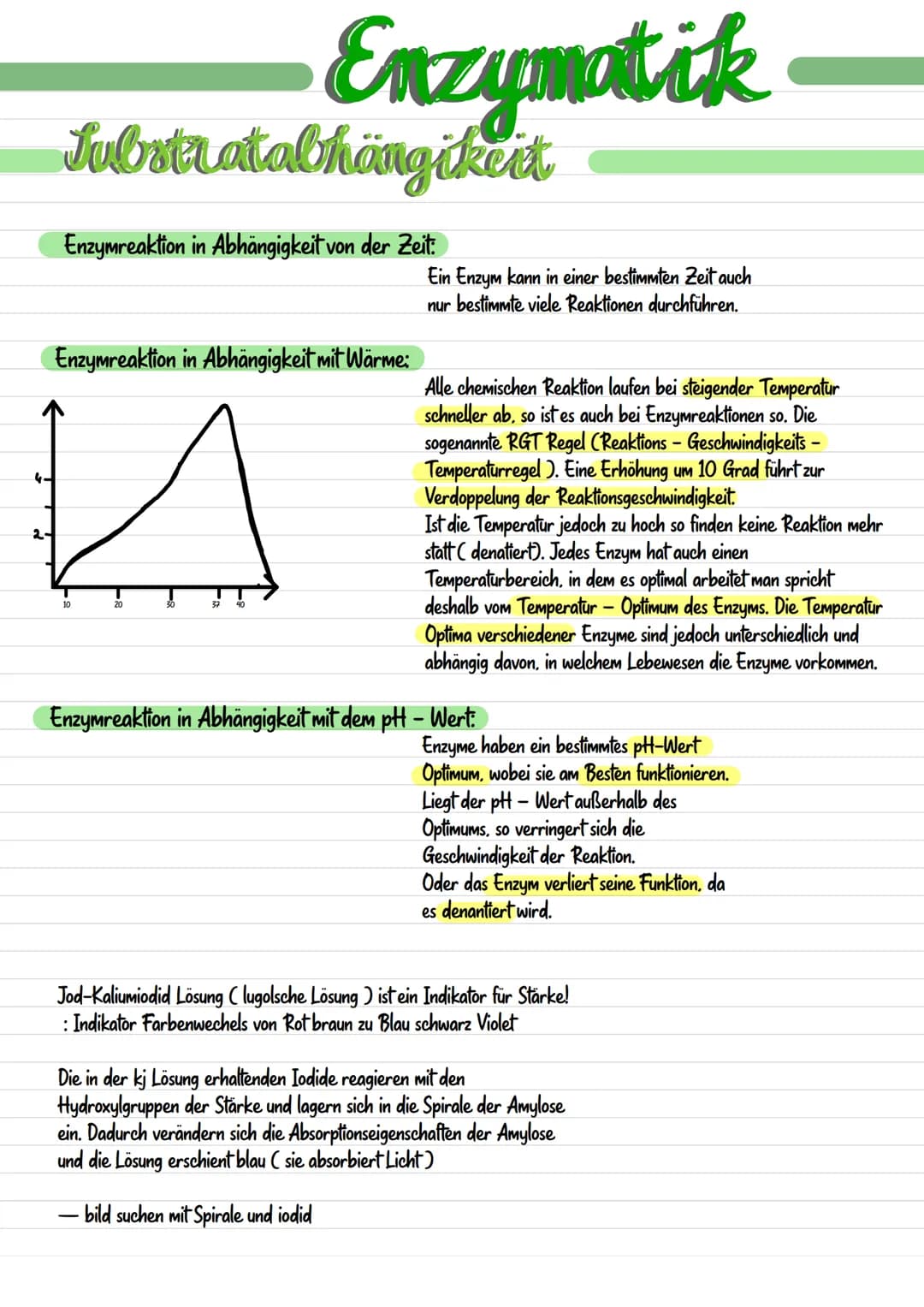 Enzymatik Enzymatik
Wirkungsweise
Substratspezifisch
Ein Enzym ist
substratspezifisch.
da immer nur ein
Substrat zu dem
passendem Aktivem
Ze