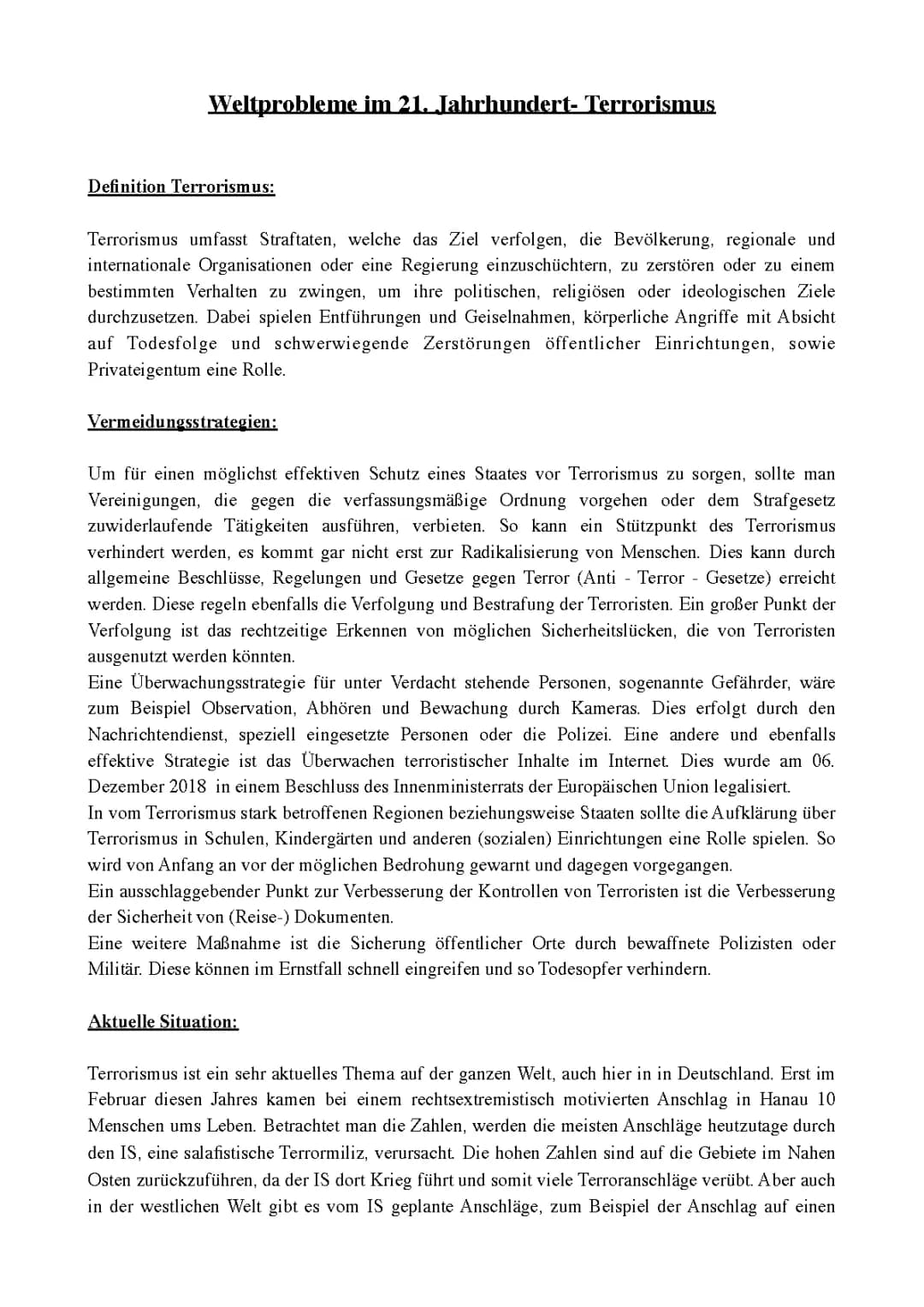 Was ist Terrorismus? Einfach erklärt, Motive, Gruppen und mehr