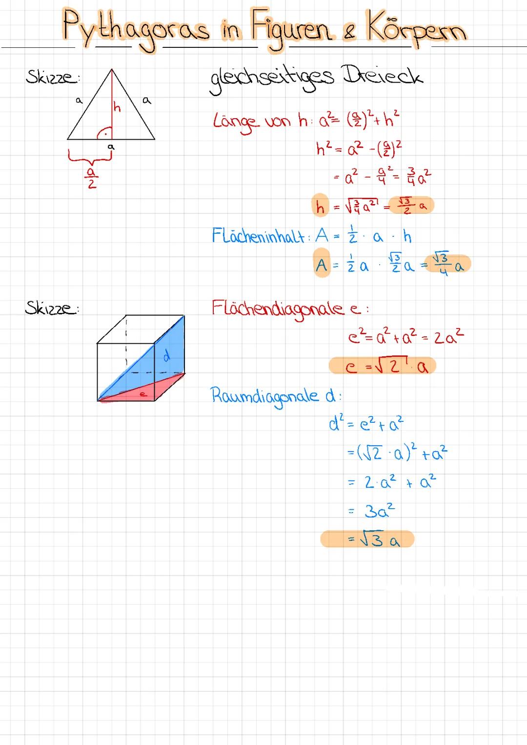 Wie du Kugeloberfläche und Pyramidenvolumen ganz leicht lernst!