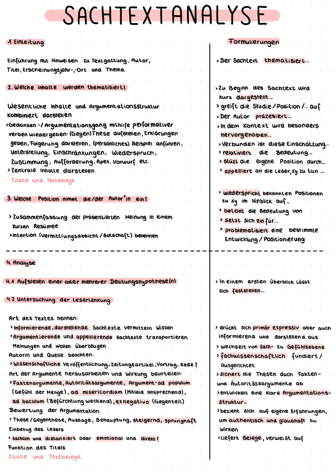 
<h2 id="1einleitung">1. Einleitung</h2>
<p>Bei der Sachtextanalyse handelt es sich um eine Untersuchung eines Textes, in der Gattung, Autor