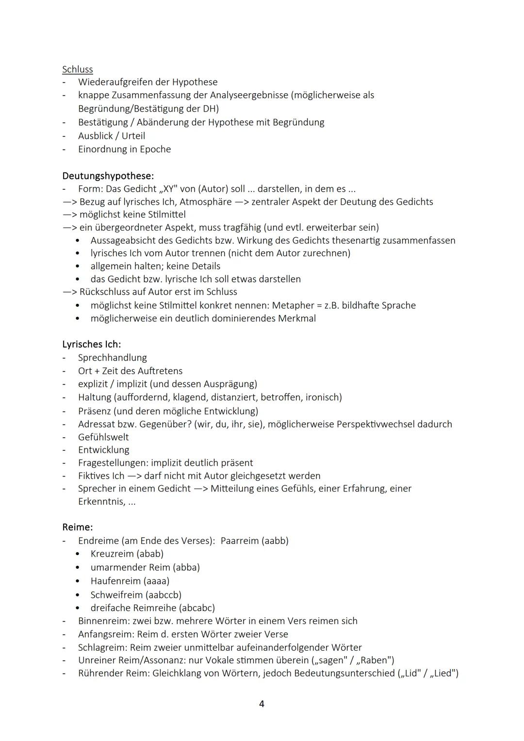 # Zusammenfassung Deutsch Abi

Überblick über die wichtigsten rhetorischen Figuren

| Rhetorische Figur | Definition | Beispiel | Wirkung |
