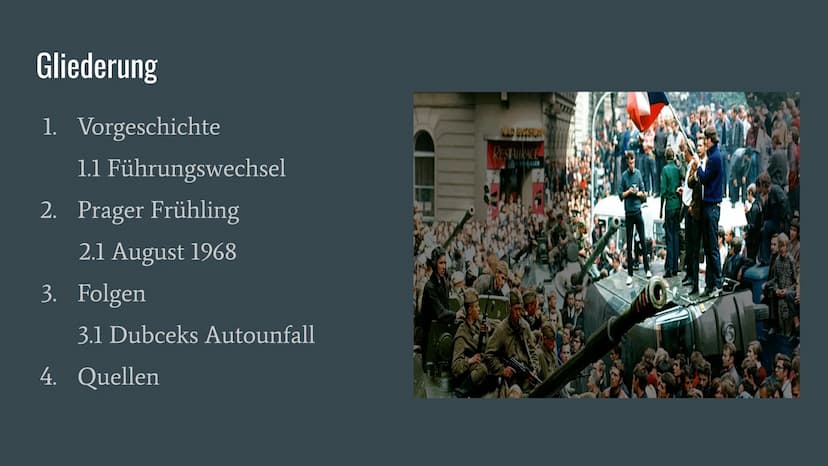 PRAGER FRÜHLING 1968
15.02.2022 In der Nacht vom 20. auf den 21.August
1968 rücken Truppen von fünf Warschauer
Pakt-Staaten in die Tschechos