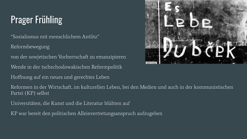 PRAGER FRÜHLING 1968
15.02.2022 In der Nacht vom 20. auf den 21.August
1968 rücken Truppen von fünf Warschauer
Pakt-Staaten in die Tschechos