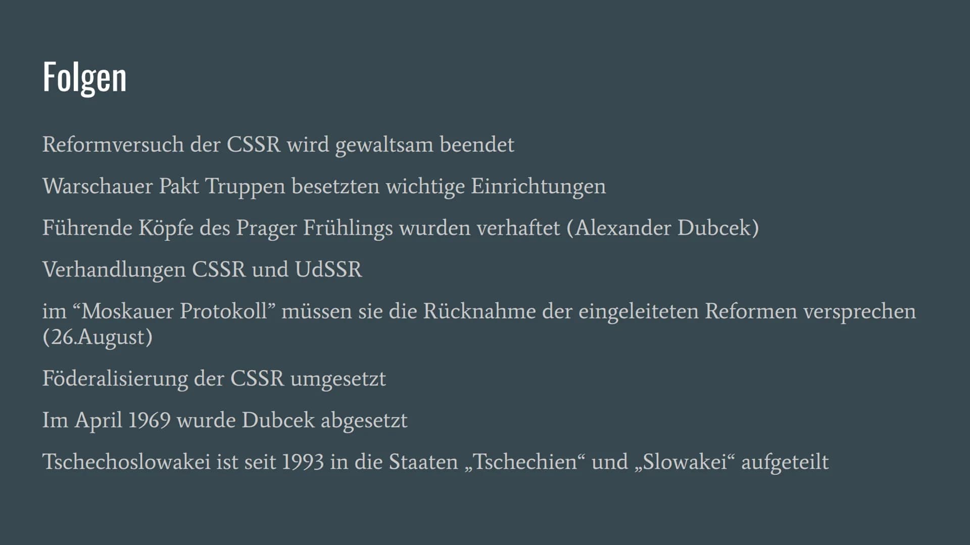 PRAGER FRÜHLING 1968
15.02.2022 In der Nacht vom 20. auf den 21.August
1968 rücken Truppen von fünf Warschauer
Pakt-Staaten in die Tschechos