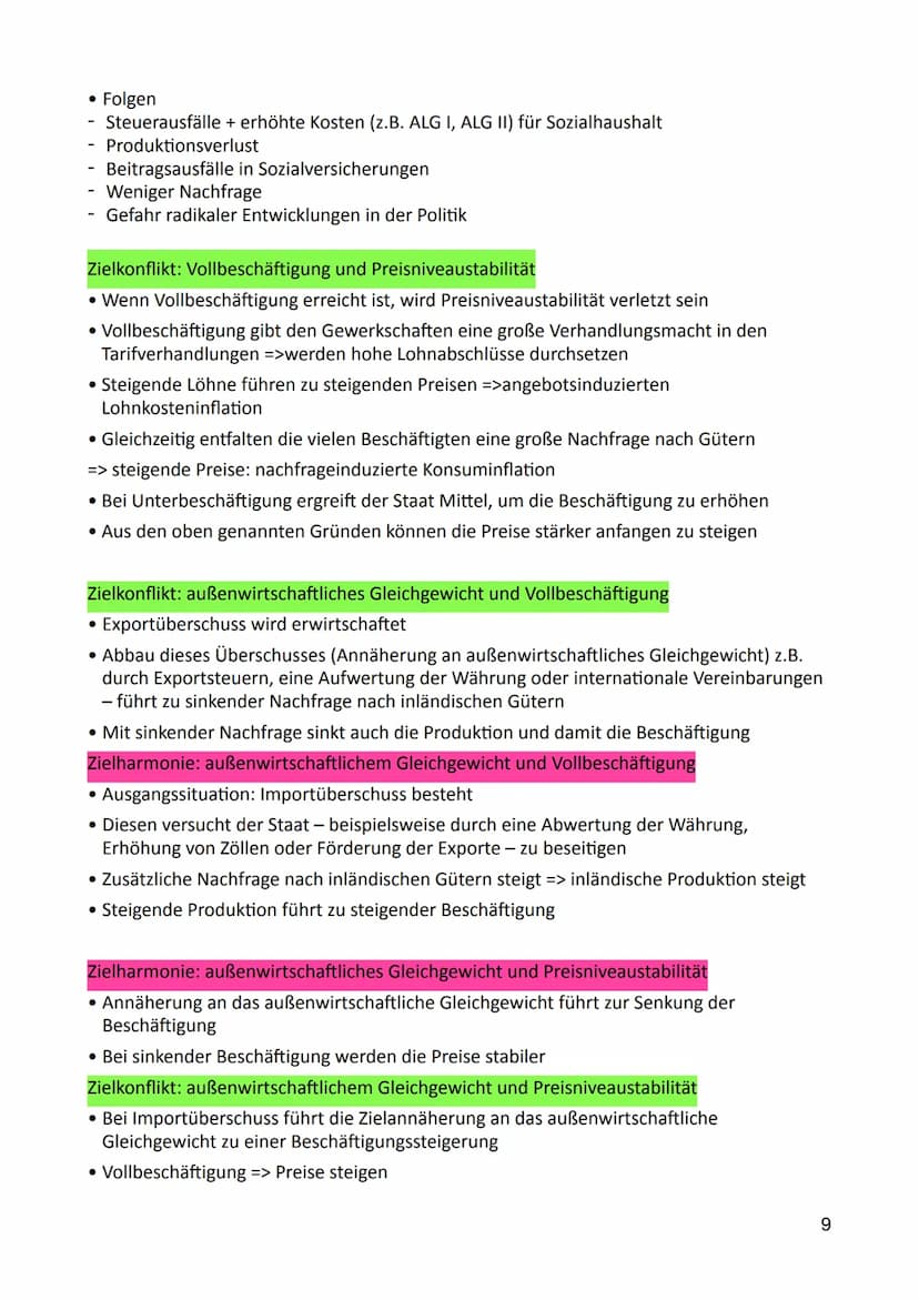 Wirtschaftskrisen
- Wie sind Konjunkturschwankungen zu erklären?
Konjunktur und Konjukturzyklus
• Produktionspotential Produktionsvolumen, d