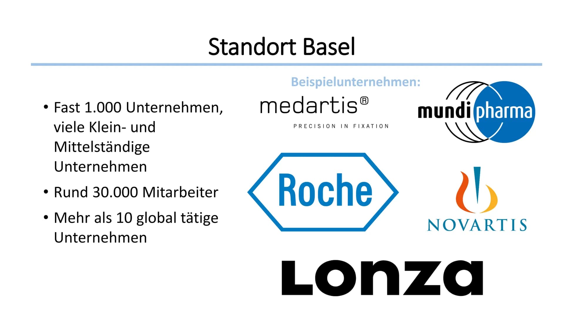 Cluster am Beispiel von Basel
Geographie / Klasse / Name Cluster
Def.:
,,Cluster sind in den Wirtschaftswissenschaften der Anglizismus für N