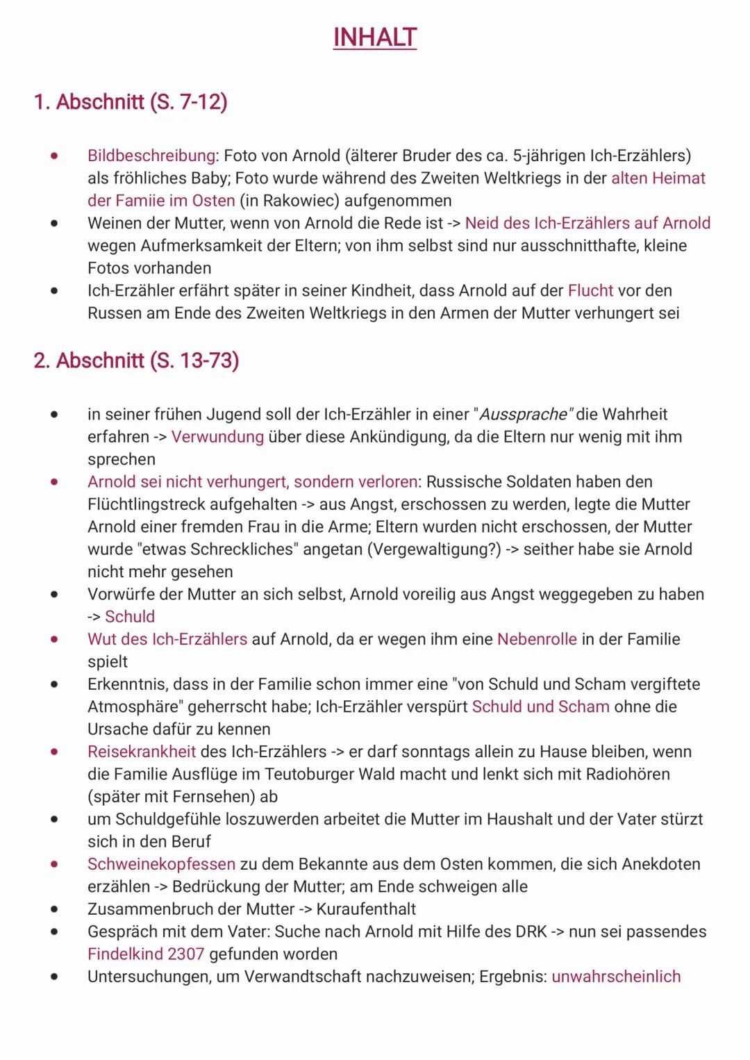 Im 2. Kapitel wird Hans-Ulrich Treichels Leben skizziert und auf den zeitgeschichtlichen
Hintergrund verwiesen:
●
●
●
●
●
DAS WICHTIGSTE AUF