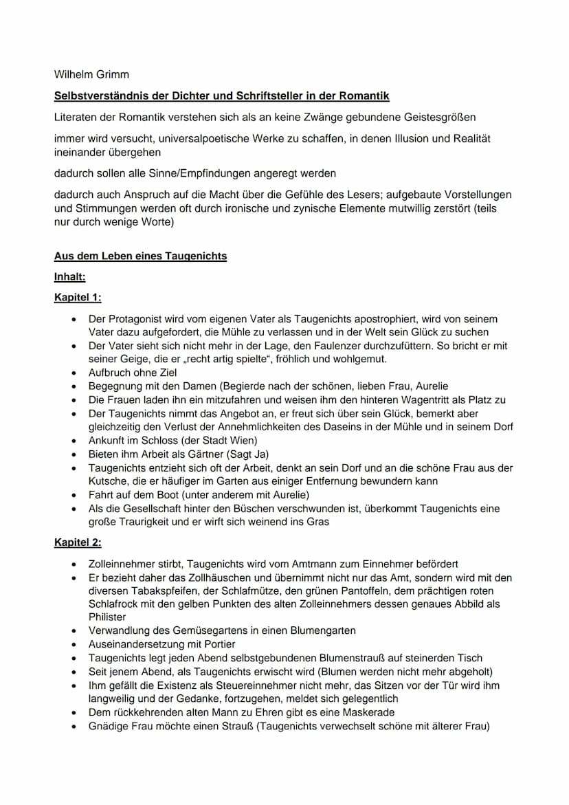 Q1
Deutsch LK Abitur 2020/2021
Romantik
Die Romantik ist eine Epoche der Kulturgeschichte, zeitlich anzusiedeln vom späten 18.
Jahrhundert b