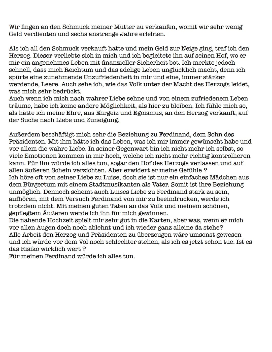 Charakterisierungen
Im bürgerlichen Trauerspiel „Kabale und Liebe" von Friedrich Schiller, welches 1784
verfasst wurde, werden die kritische