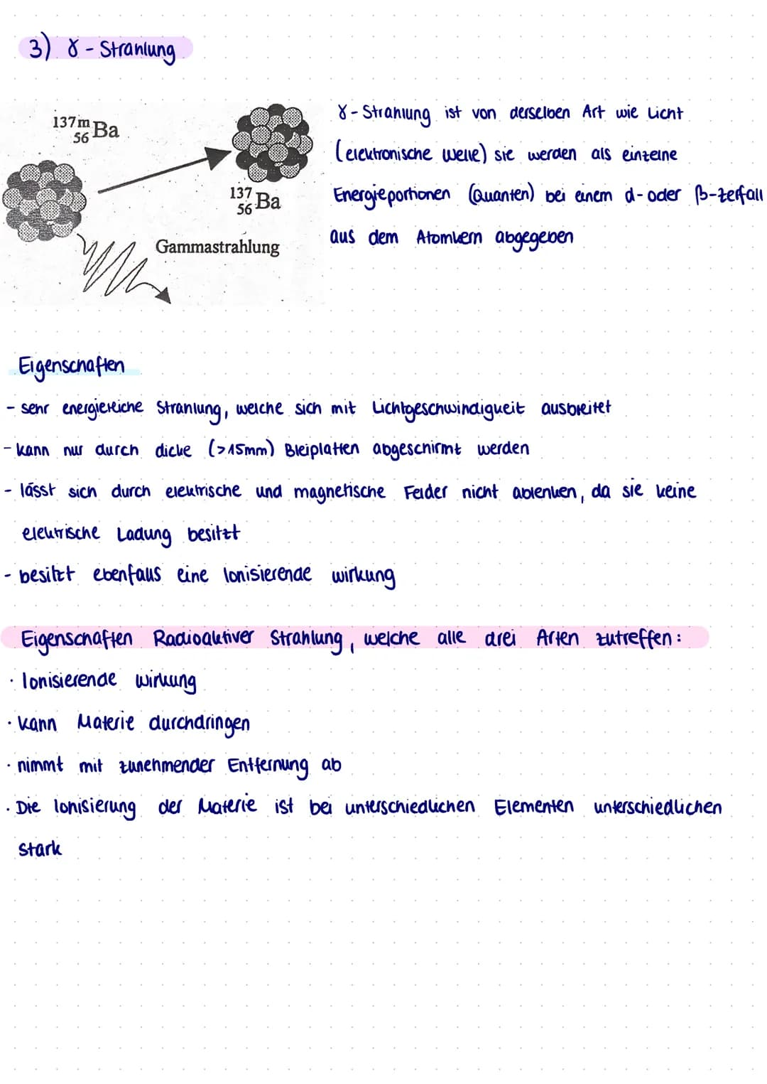 RADIOAKTIVITÄT
RADIOAKTIVE STRAHLUNG
Unter
Radioaktivität verstent man die Fähigkeit bestimmter Kernarten (Radionuklide)
Sich unter Aussendu