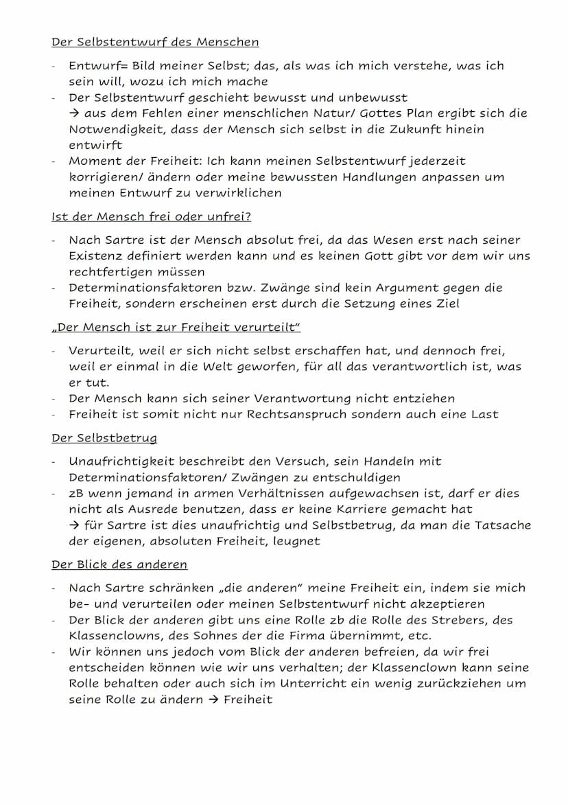 anthropologie - Das Selbstverständnis des Menschen
1. Leib- Seele- Problem
Hat der Mensch neben dem Körper etwas, was immateriell ist (Geist