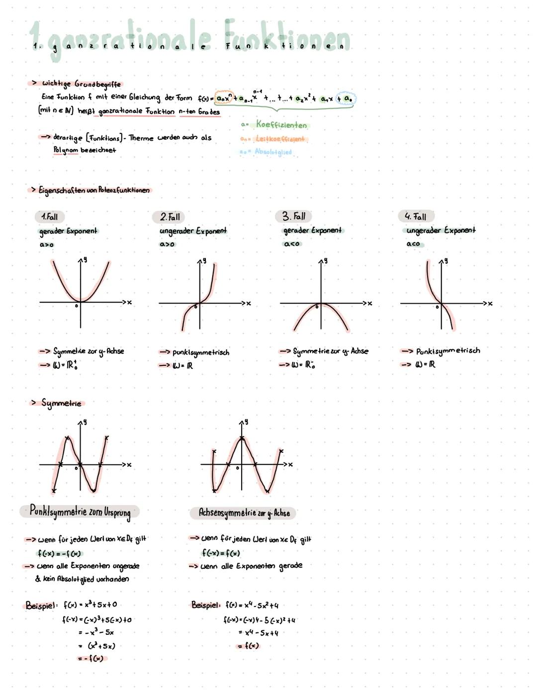 # 1. goozrationale funktionen

> wichtige Grundbegriffe

Eine Funktion f mit einer Gleichung der Form $f(x)= ax^ tax +...+...+ a_2x't a_1x +
