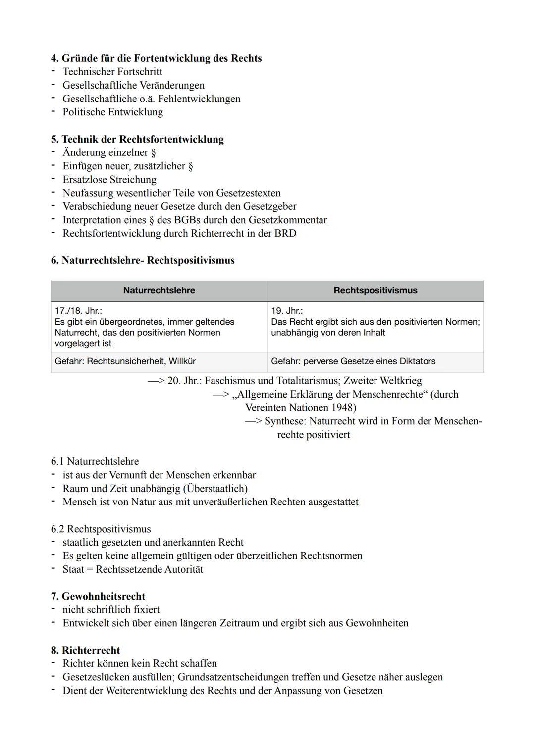 1. Rech und Gerechtigkeit
1.1 Gleichheit
- Grundsatz der Gleichheit sieht vor, dass niemand ohne sachlichen Grund bevorzug oder
benachteilig
