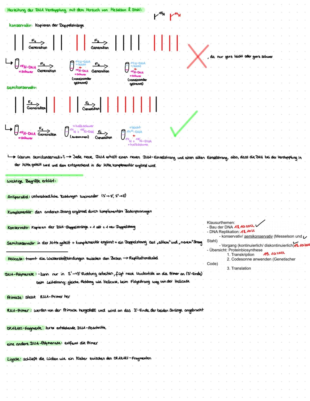 Genetik or
Q1
Aufbau der DNA
aus mehreren Nukleotiden:
Phosphat
P
I
Z-B-Base
Desoxyribose
5'Ende
3'Ende
ONA
• doppelsträngig
• länger.
Desok