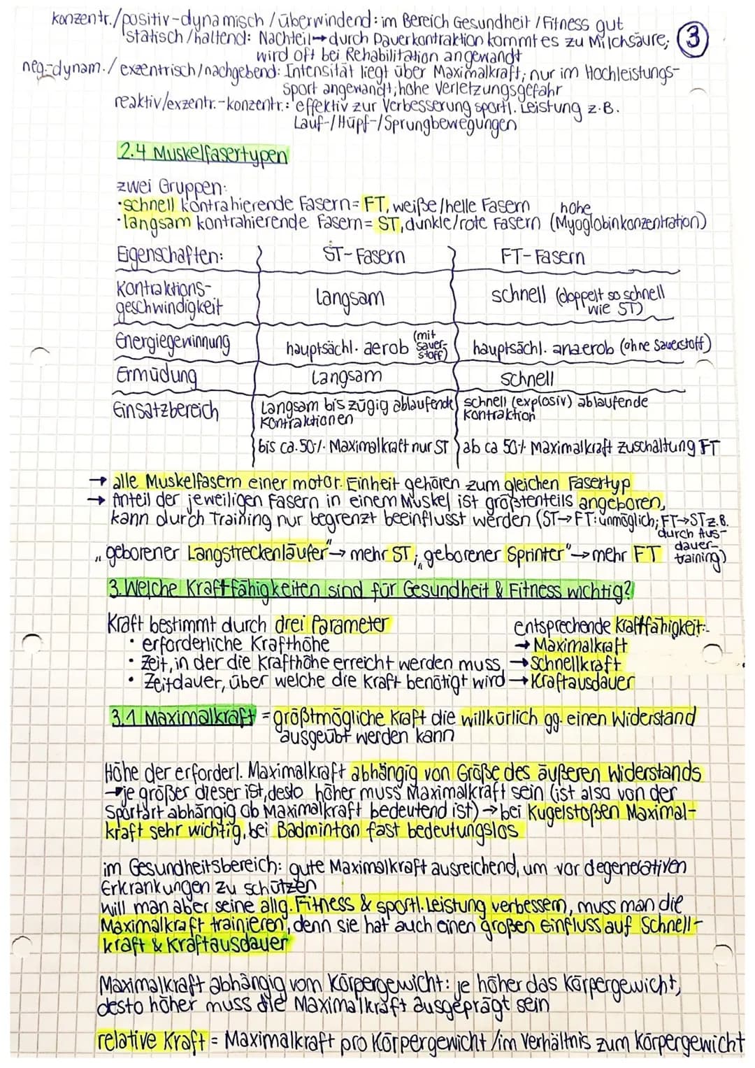 Sport Klausur 1, J2, Thema: Kraft- die Fähigkeit des Nerv- Muskel-
Systems, durch Muskeltätigkeit Widerstände
zu überwinden, ihnen entgg. zu