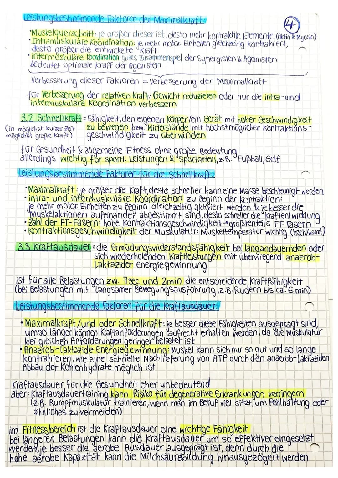 Sport Klausur 1, J2, Thema: Kraft- die Fähigkeit des Nerv- Muskel-
Systems, durch Muskeltätigkeit Widerstände
zu überwinden, ihnen entgg. zu