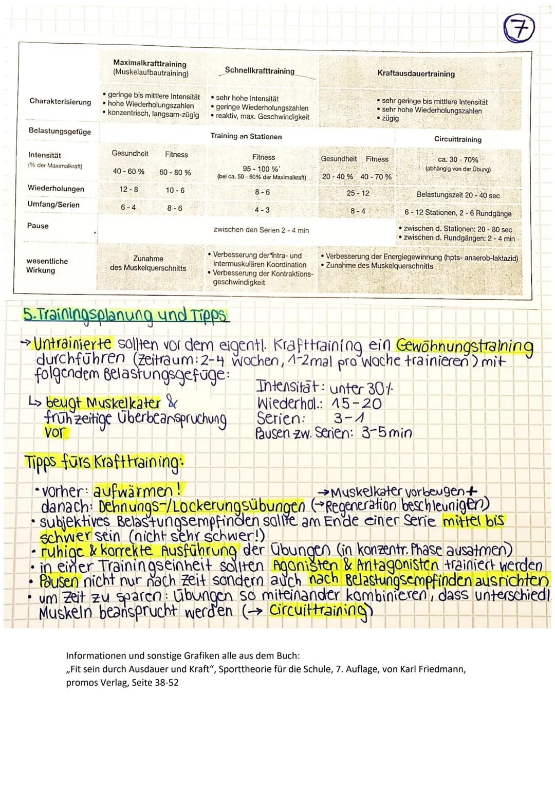 Sport Klausur 1, J2, Thema: Kraft- die Fähigkeit des Nerv- Muskel-
Systems, durch Muskeltätigkeit Widerstände
zu überwinden, ihnen entgg. zu