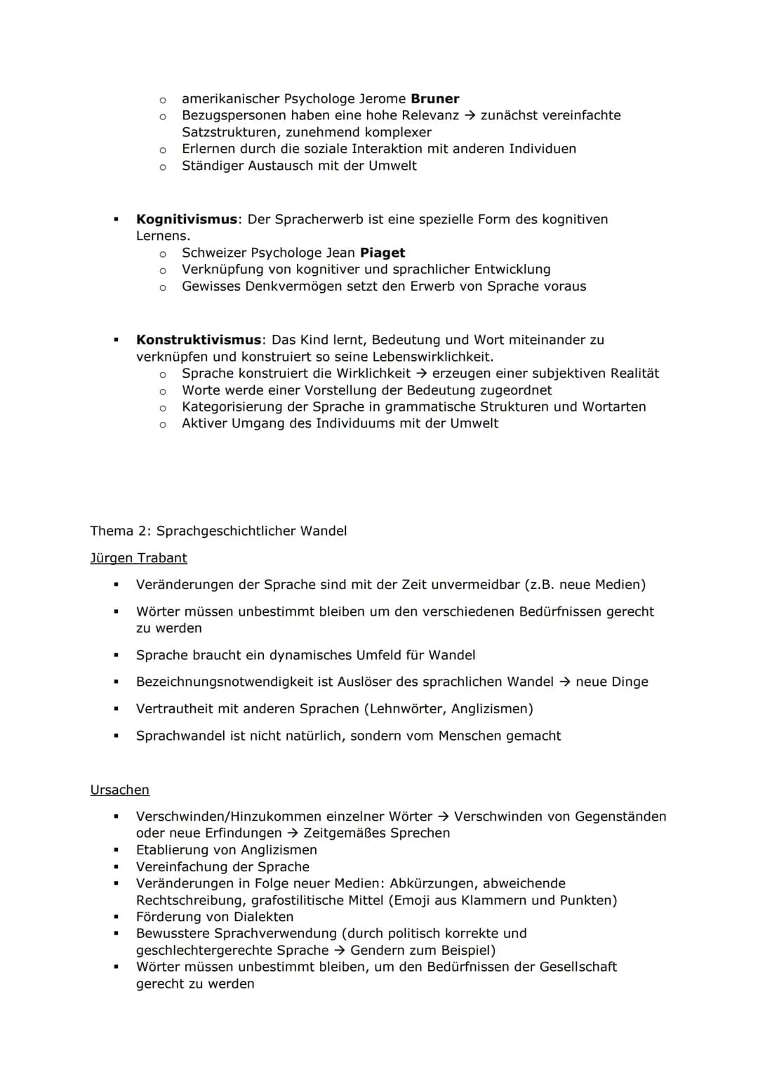 Abiturvorgaben Deutsch NRW '24
Themenbereich 1: Sprache
Thema 1: Spracherwerbsmodelle und -theorien
Zwei Perspektiven des Spracherwerbs
1. P
