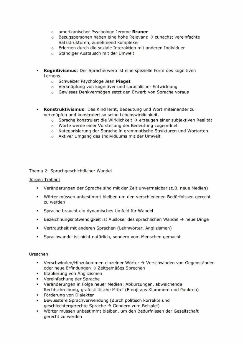 Abiturvorgaben Deutsch NRW '24
Themenbereich 1: Sprache
Thema 1: Spracherwerbsmodelle und -theorien
Zwei Perspektiven des Spracherwerbs
1. P