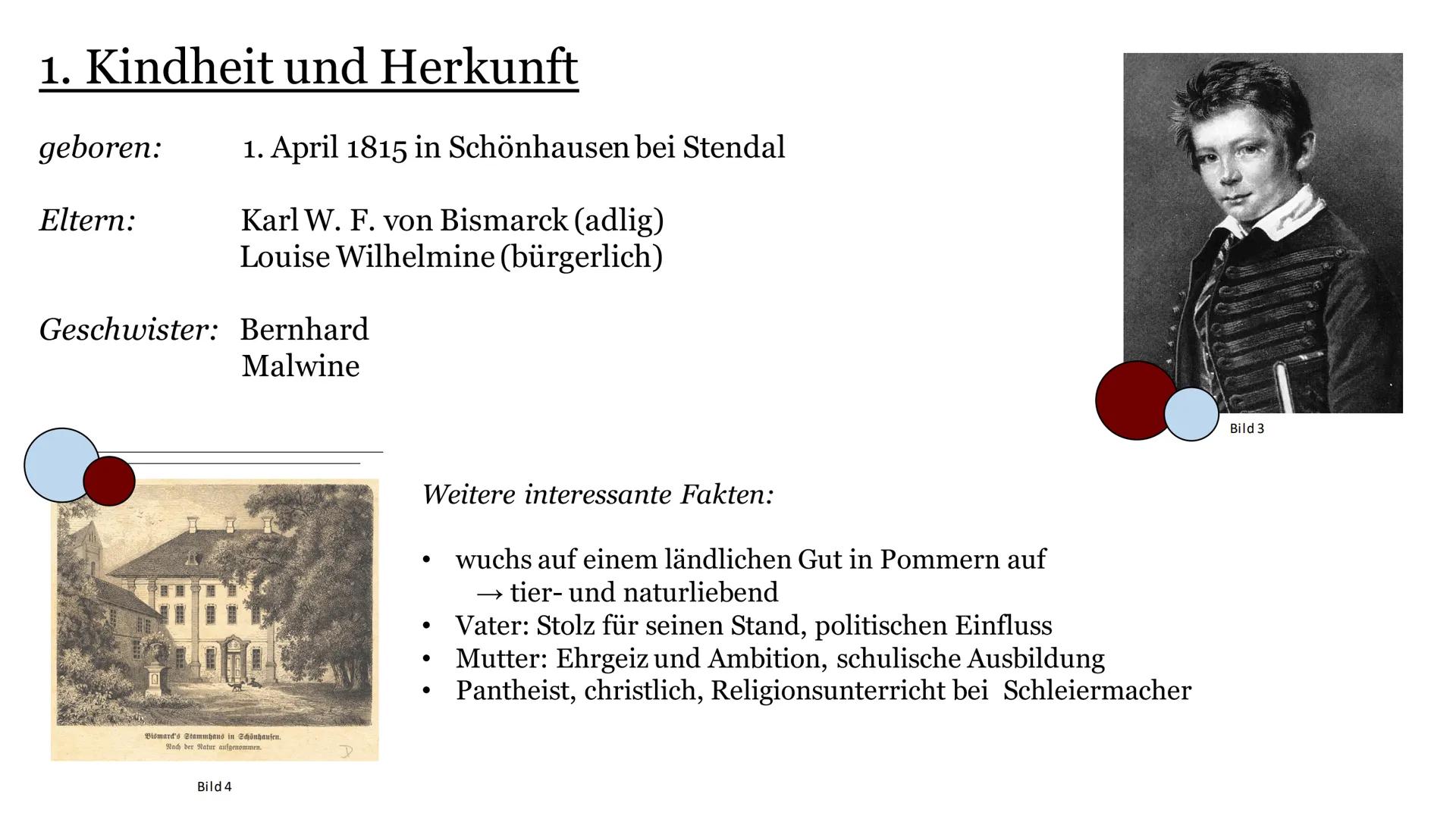 Otto von Bismarck
aka "der erste deutsche Reichskanzler"
aka "der Mann, der es hinbekam, die Völker deutscher
Nation zu einigen"
Bild 1
Mari