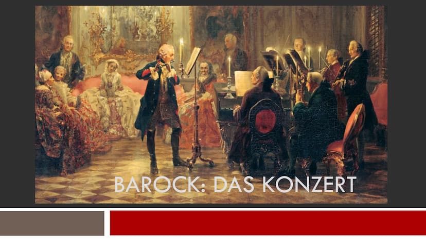 GFS: Barock: Das Konzert
Allgemein:
1600-1750
Aus den portugiesischen Wörtern "pèrola barroca" (unebene Perle)
→ Kitschige Epoche mit negati