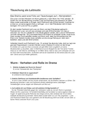 Know Kabale und Liebe - Täuschungen Wurm thumbnail