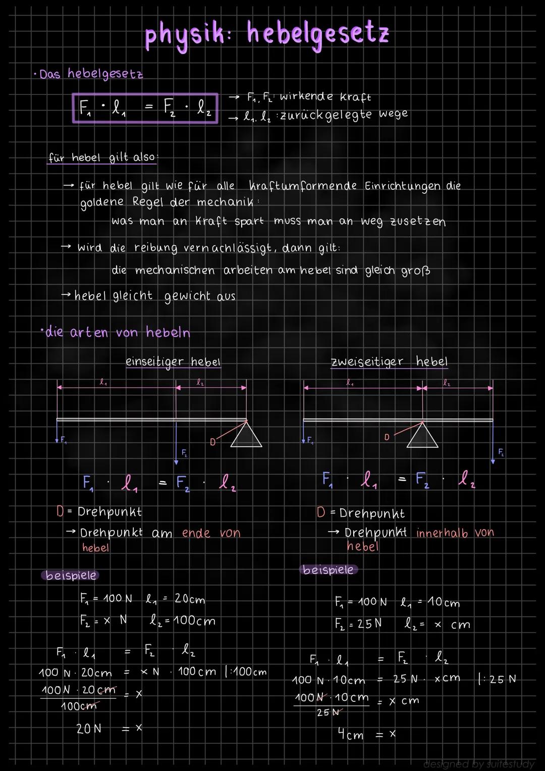 formel
E
Gewichtskraft:
einheit
N
beispiel:
· rollen
10 kg
feste rolle
F.
F = x
F₂ = ×
L ·Kraft bleibt gleich
bei F₁ und F₂
E
Zugkraft
physi