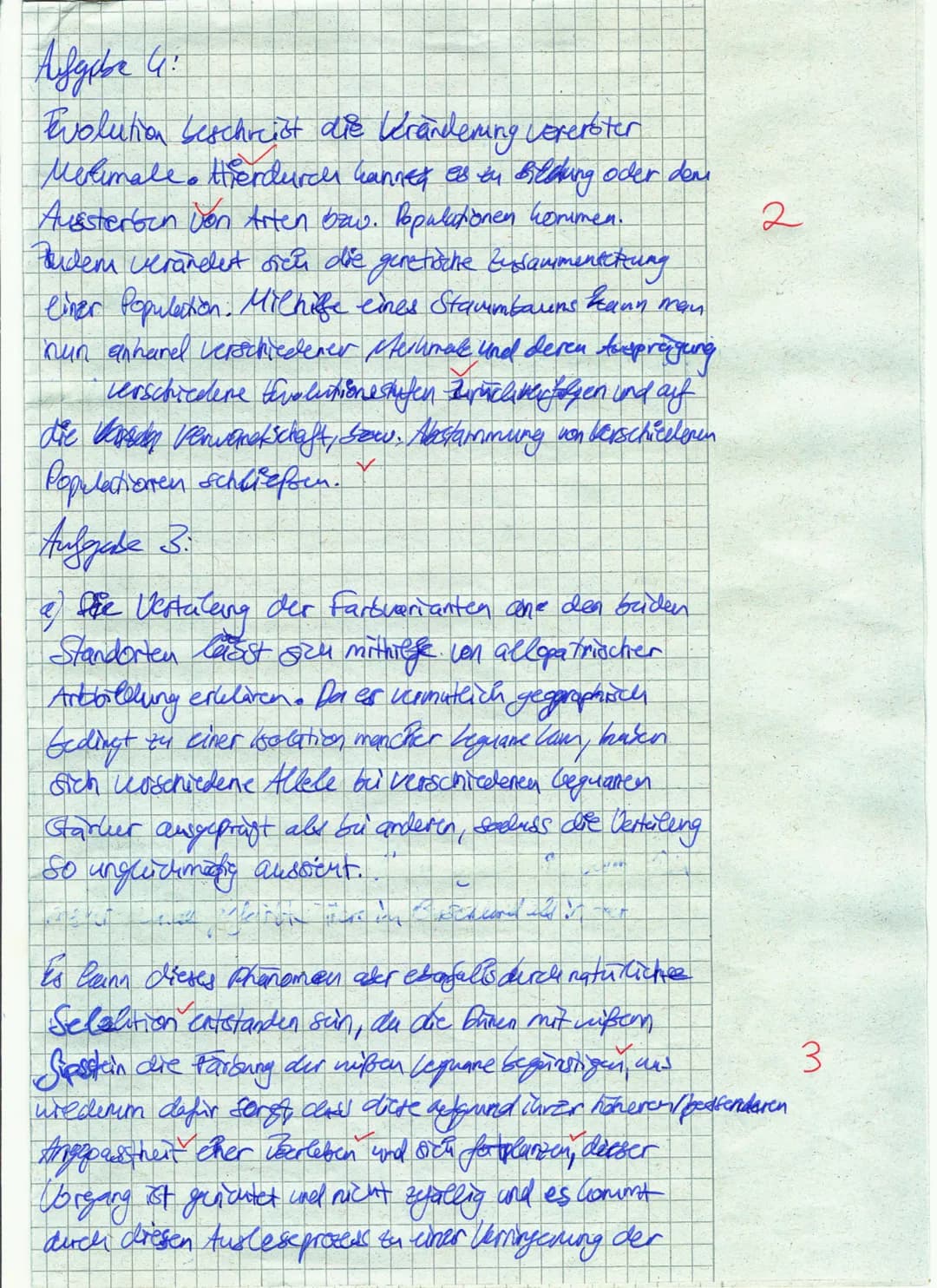 12-2 Biologie Illausur
Aufgabe 19).
Der biologische Artbrynff besagt, dass es sich um
eine Art handelt, sobald eine Gruppe der Population
si